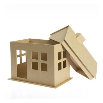 Mache House with Removable Roof 23cm image number 3