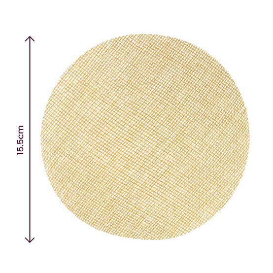 Large Natural Hessian Jam Jar Topper Kit 24 Pack  image number 4