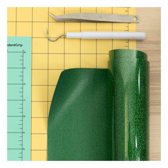 Siser Grass Glitter Heat Transfer Vinyl 30cm x 50cm image number 4