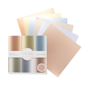 Violet Studio Metallic Paper Pad 6 x 6 Inches 24 Sheets 