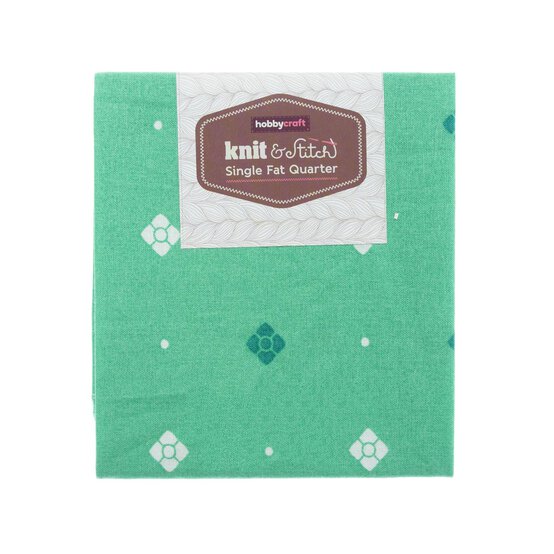 Green Little Petal Single Cotton Fat Quarter image number 1