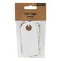 Kraft and White Traditional Tags 8cm 20 Pack image number 2