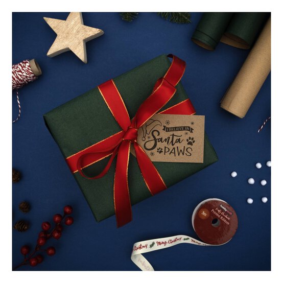 Santa Paws Wooden Stamp 5cm x 7cm image number 2