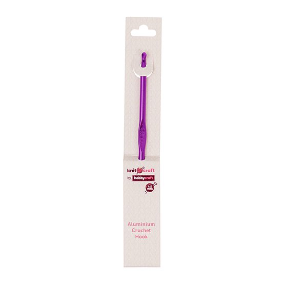 Knitcraft Purple Crochet Hook 4.5mm image number 4