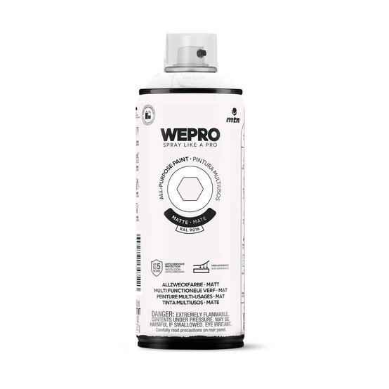 MTN WEPRO Igloo White Matte All-Purpose Paint 400ml image number 1
