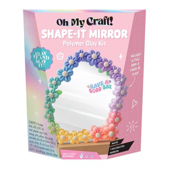 Oh My Craft! Shape-It Mirror Polymer Clay Kit