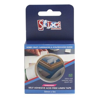 Stix 2 Anything Self Adhesive Linen Tape 32 mm x 5 m