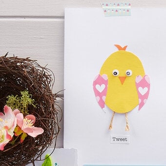 How to Make an Easter Chick Card
