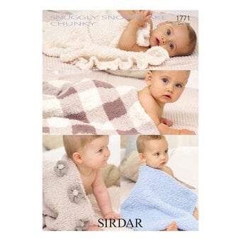 Sirdar Snowflake Chunky Blankets Digital Pattern 1771