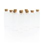 Clear Mini Glass Bottles 10.5cm 10 Pack  image number 1