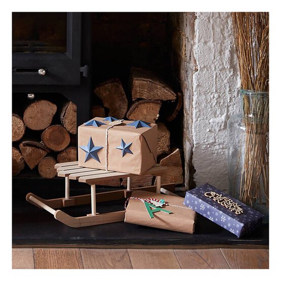 Wooden Sleigh 48cm image number 2