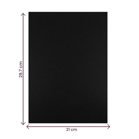 Black Card A4 10 Pack image number 5