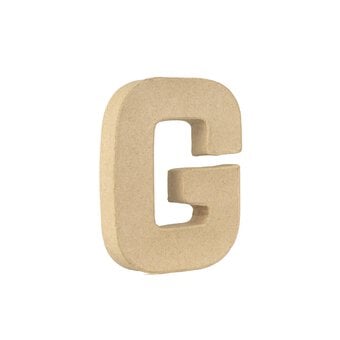 Mini Mache Letter G 10cm