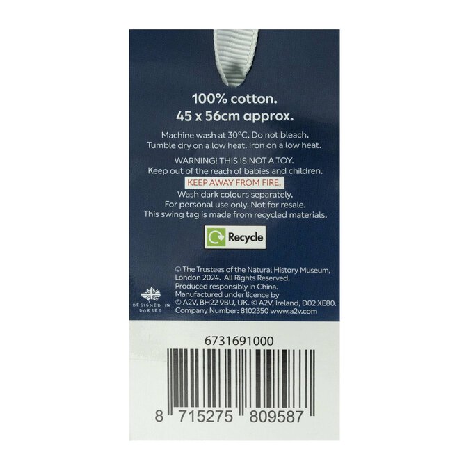 Day at the Natural History Museum Fat Quarters 4 Pack image number 8