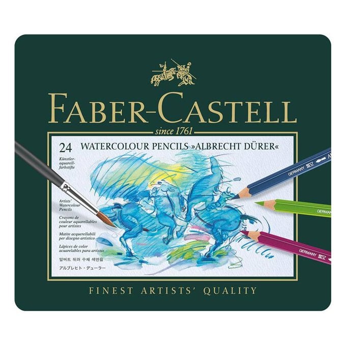 Faber Castell Watercolour Pencils 24 Pack image number 1