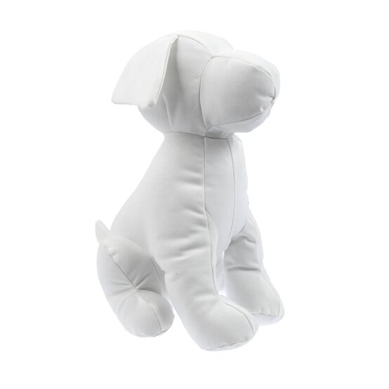 Canvas Sitting Dog 27cm image number 1