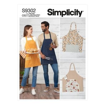 Simplicity Unisex Aprons Sewing Pattern S9302