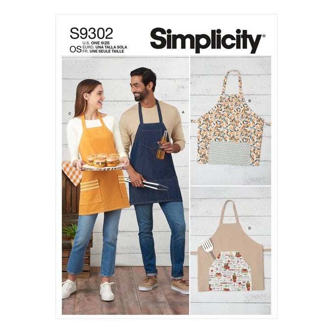 Simplicity Unisex Aprons Sewing Pattern S9302 image number 1
