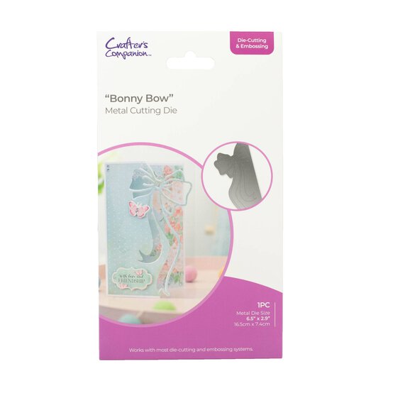 Gemini Bonny Bow Metal Cutting Die 16.5cm x 7.4cm image number 1