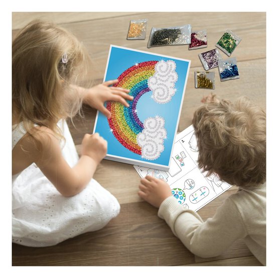 Kitfix Rainbow Sequin Art Red Kit image number 3