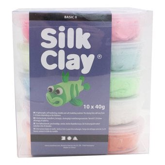 Bright Colours Silk Clay 40g 10 Pack