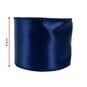 Navy Wire Edge Satin Ribbon 63mm x 3m image number 3
