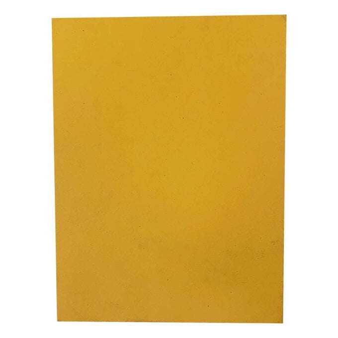 Mustard Foam Sheet 22.5cm x 30cm image number 1