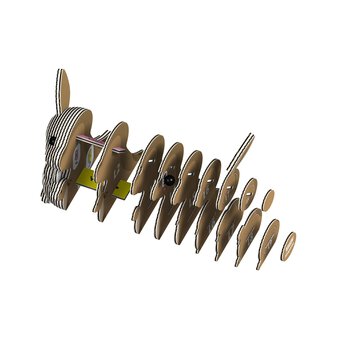 Eugy 3D Kangaroo Model