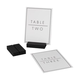 Ginger Ray Black and White Table Numbers 12 Pack 