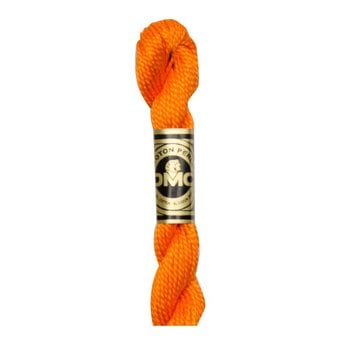 DMC Orange Pearl Cotton Thread Size 5 25m (740)