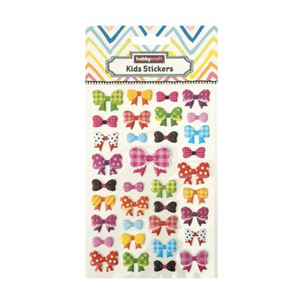 Ribbon Bow Puffy Stickers image number 4
