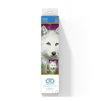 Diamond Dotz White Wolf Kit 27cm x 35cm image number 2