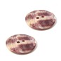 Hemline Natural Shell Mother of Pearl Button 2 Pack image number 1