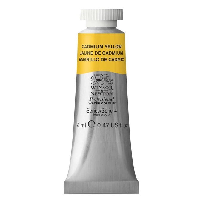 Winsor & Newton 14ml Artists Water Colour Tube in Cadmium Yellow