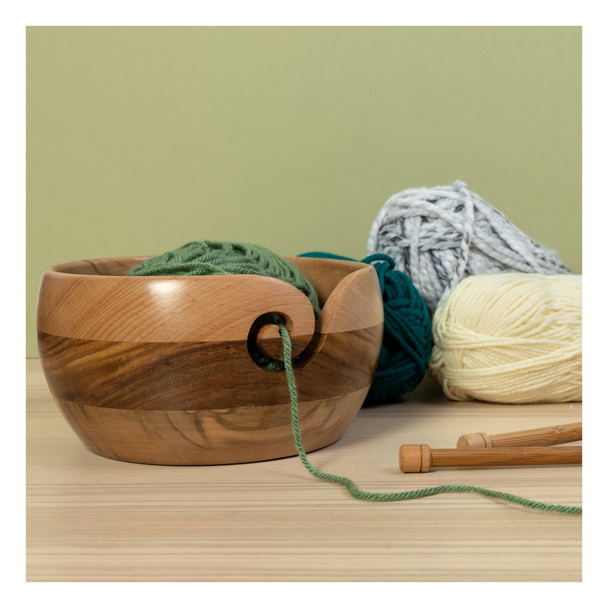 Large Wooden Yarn Bowl Hobbycraft