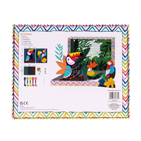 Bird Forest Cross Stitch Craft Kit image number 5