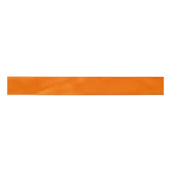 Trimits Russet Orange Double-Faced Satin Ribbon by the Metre 25mm