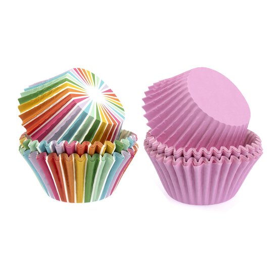 Whisk Rainbow Star Mix Cupcake Cases 300 Pack image number 2