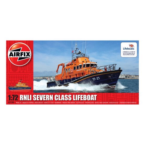 Airfix RNLI Severn Class Lifeboat Model Kit 1:72 image number 1