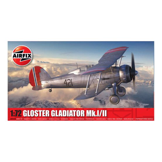 Airfix Gloster Gladiator Mk.I/II Model Kit 1:72 image number 1
