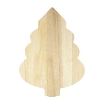Wooden Christmas Tree Serving Board 28cm