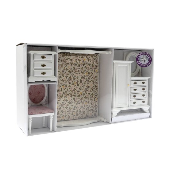 Doll&rsquo;s House Bedroom Set 4 Pieces image number 4