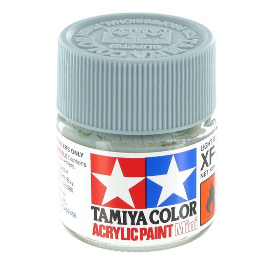 Tamiya Colour Acrylic Paint XF-23 Light Blue 10ml image number 1