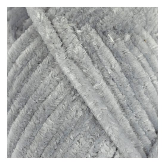 Knitcraft Light Grey Tiny Chenille DK Yarn 25g image number 2