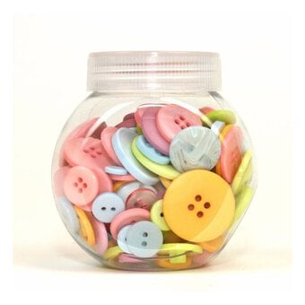 Hobbycraft Button Jar Pastel image number 2