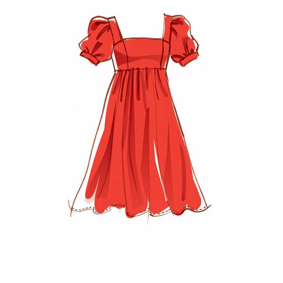 McCall&rsquo;s Raven Dress Sewing Pattern M8108 (14-22) image number 3