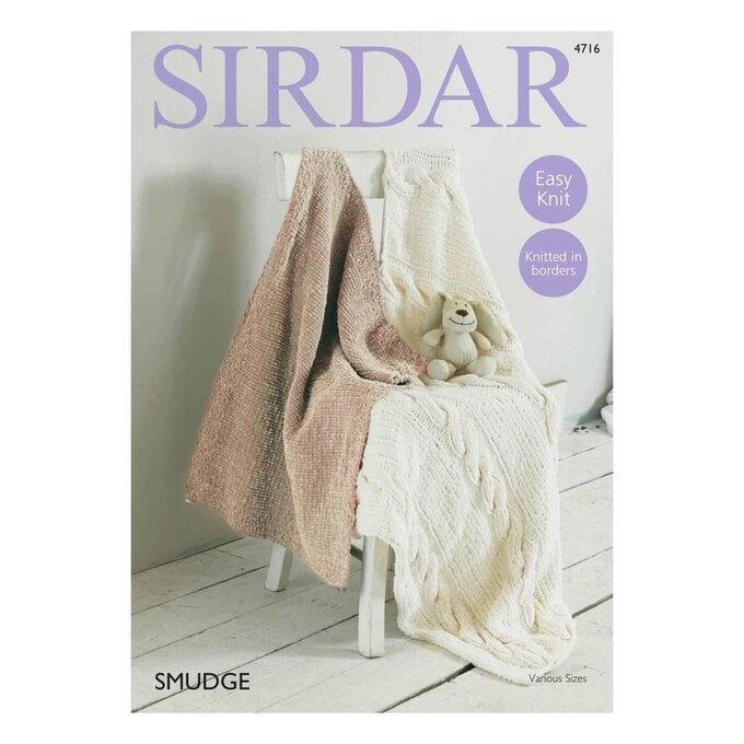 Sirdar Smudge Blankets Digital Pattern 4716 image number 1