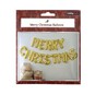Gold Merry Christmas Balloon Bunting 2m image number 2