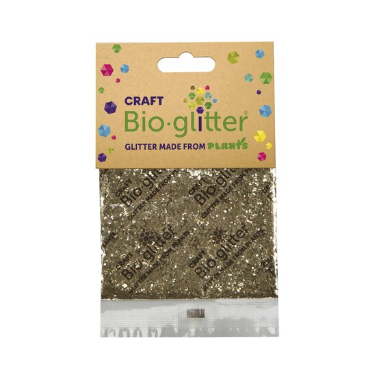 Champagne Gold Craft Bioglitter 20g image number 1