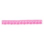 Pink 25mm Cotton Lace Trim by the Metre image number 1